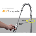 Aquacúbico Single Many Burshed Nicekl Pull Out Kitchen Faucet with Sprayer Kitchen Tap